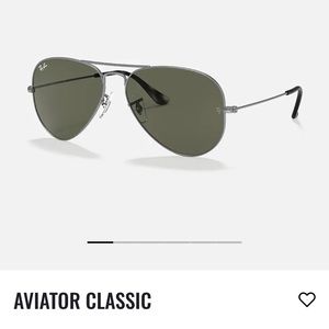 Ray-Ban aviator sunglasses